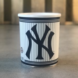 Yankees Baseball Tin with Sports Popcorn Tins for Gifts