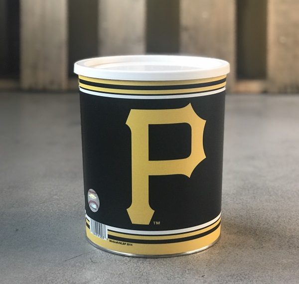 pittsburgh pirates mlb licensed popcorn gift tin
